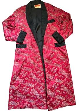 Vintage  Solz Squirrel Men's Kimono Smoking Jacket